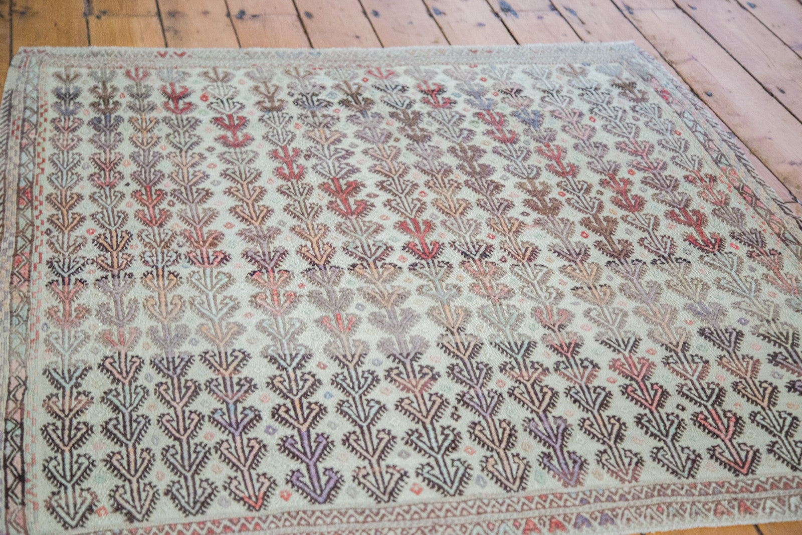 4x4.5 Vintage Jijim Square Rug // ONH Item ee001621 Image 1