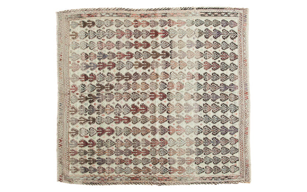 4x4.5 Vintage Jijim Square Rug // ONH Item ee001621