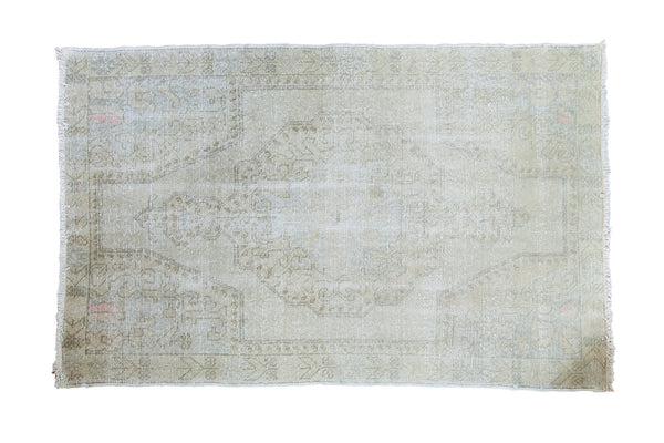 4x6.5 Distressed Oushak Rug // ONH Item ee001629