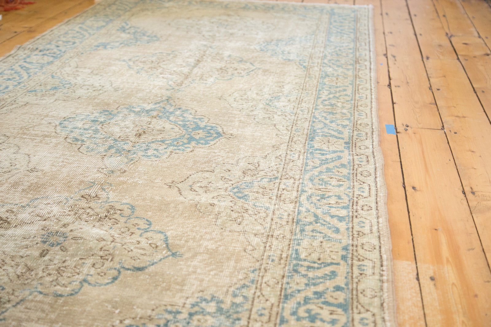 4.5x12.5 Distressed Oushak Runner // ONH Item ee001632 Image 1