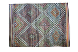 5.5x8 Distressed Jijim Carpet // ONH Item ee001674