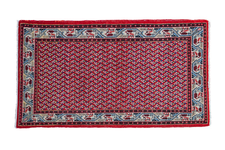 2x4 Vintage Sarouk Rug // ONH Item ee001679