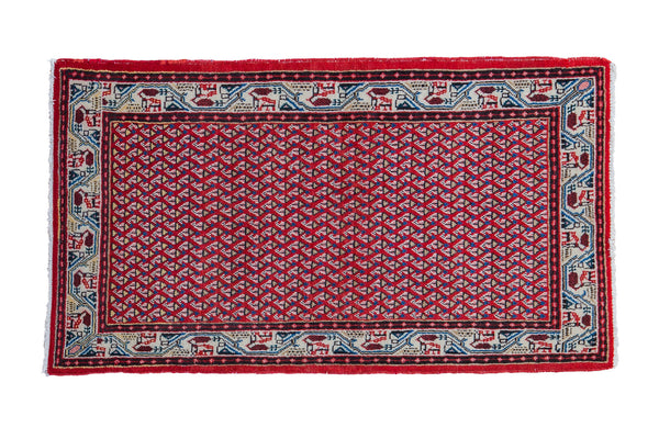 2x4 Vintage Sarouk Rug // ONH Item ee001679