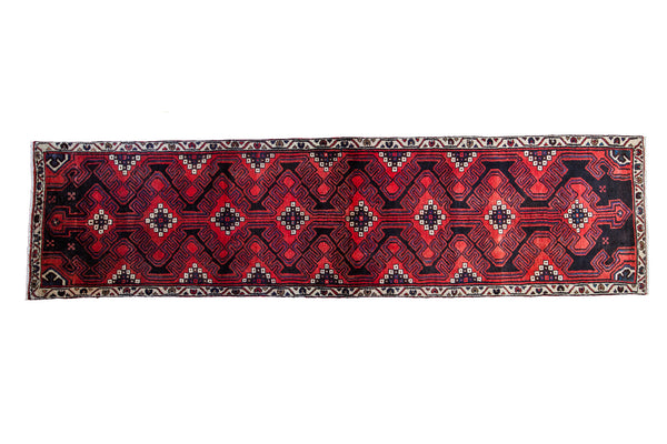 2'8" x 10' Vintage Hamadan Runner / Item ee001682 image 1