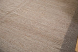 Natural light brown wool Kilim texture with a soft feel and grayish brown border.