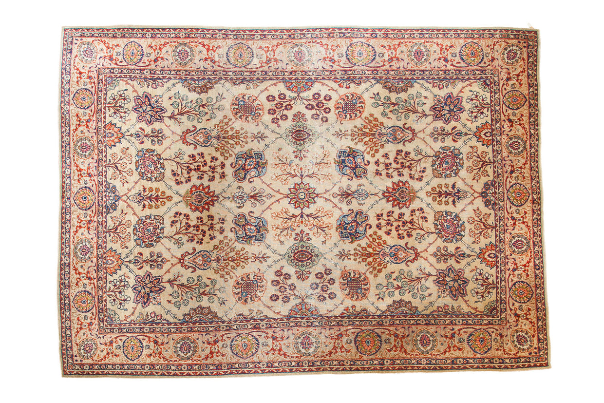8x11 Distressed Kazvin Carpet // ONH Item ee001719