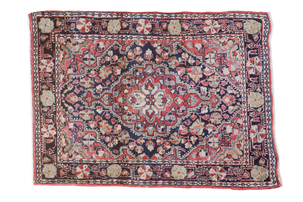 2x2.5 Vintage Sarouk Rug Mat // ONH Item ee001742