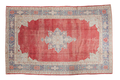 7'9" x 12'1" Distressed Oushak Carpet / Item ee001752 image 1