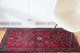 2x4 Vintage Sarouk Rug Mat // ONH Item ee001760 Image 4