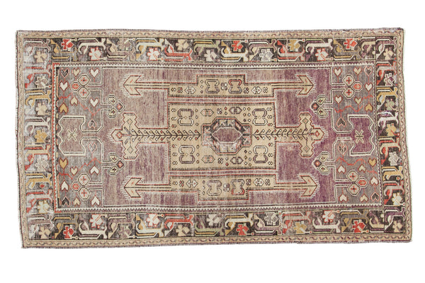 3.5x7 Distressed Oushak Runner // ONH Item ee001767