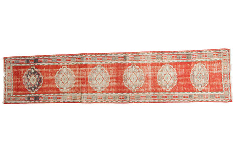 3x12 Distressed Oushak Rug Runner // ONH Item ee001781