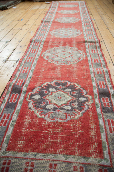 3x12 Distressed Oushak Rug Runner // ONH Item ee001781 Image 2