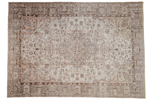 7x10 Distressed Oushak Carpet // ONH Item ee001802