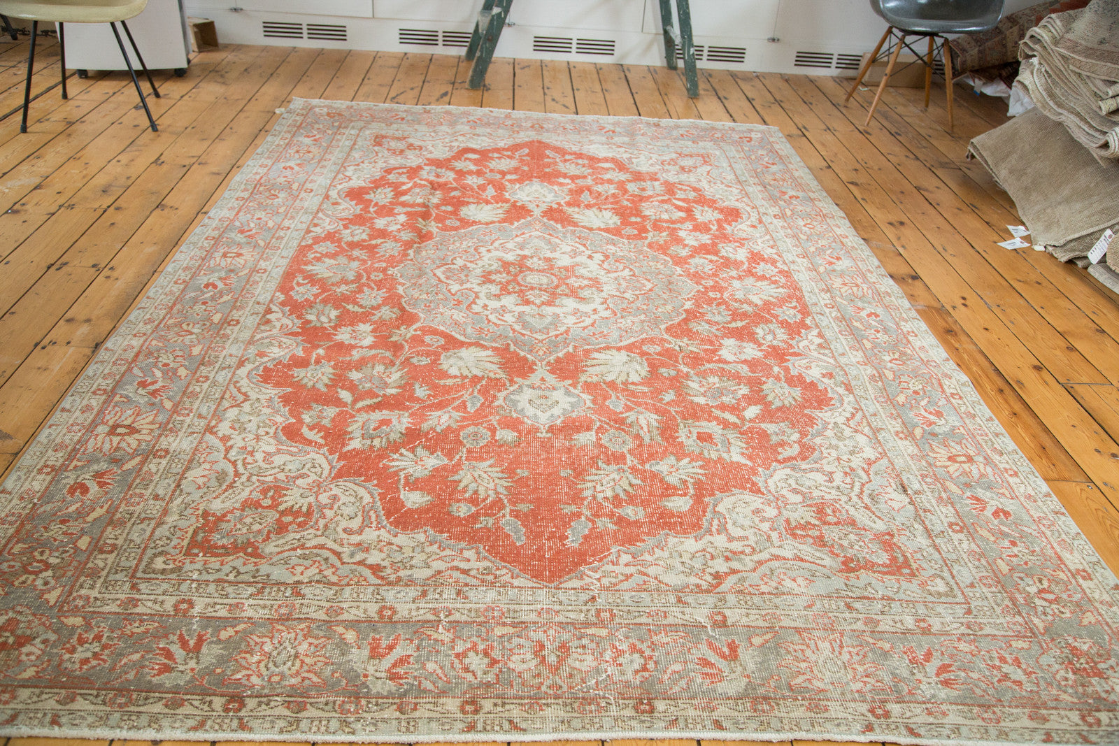 7x10.5 Distressed Oushak Carpet // ONH Item ee001803 Image 1
