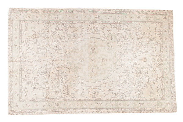 6x10 Distressed Oushak Carpet // ONH Item ee001804