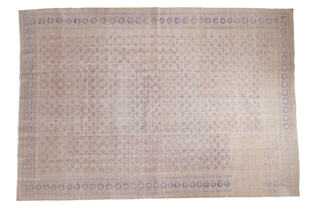 8x11.5 Distressed Oushak Carpet // ONH Item ee001813
