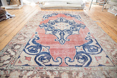 6x9.5 Distressed Oushak Carpet // ONH Item ee001823 Image 1