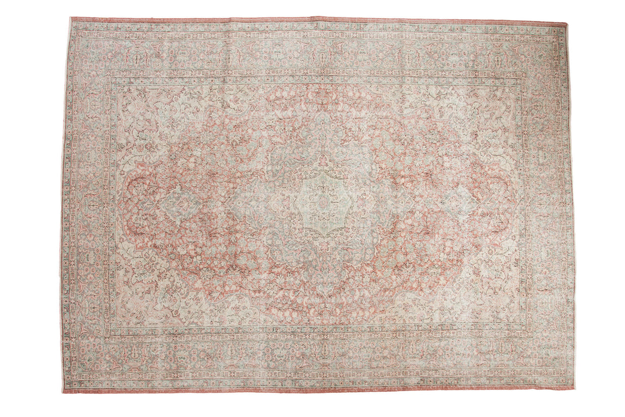 9x13 Distressed Oushak Carpet // ONH Item ee001827
