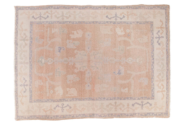 5'9" x 7'9" Distressed Oushak Carpet / Item ee001828 image 1