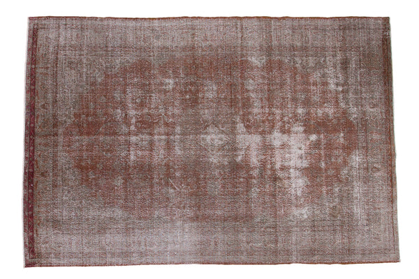 6'7" x 10' Distressed Oushak Carpet / Item ee001836 image 1