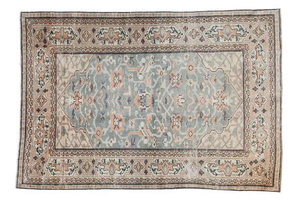 4x6 Distressed Oushak Rug // ONH Item ee001848