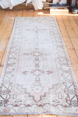 3x9 Distressed Oushak Runner // ONH Item ee001869 Image 4