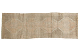 3.5x10.5 Vintage Oushak Rug Runner // ONH Item ee001874