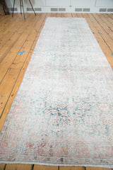 3x11 Distressed Oushak Rug Runner // ONH Item ee001886 Image 2