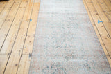 3x11 Distressed Oushak Rug Runner // ONH Item ee001886 Image 6