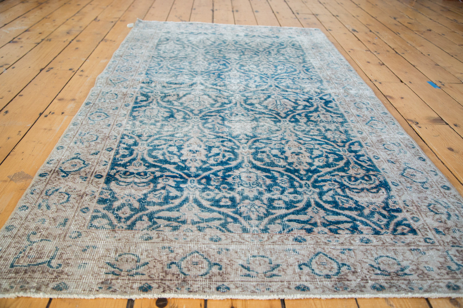 3.5x6.5 Distressed Oushak Rug // ONH Item ee001892 Image 1
