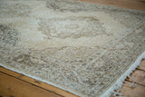 Soft ivory fringe and distressed pile of this vintage Sparta runner.