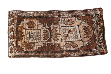 1.5x3 Vintage Oushak Rug Mat // ONH Item ee001925