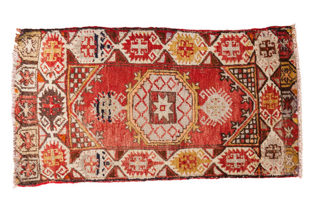 1.5x3 Vintage Oushak Rug Mat // ONH Item ee001931