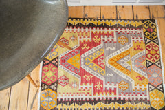 2.5x3 Vintage Kilim Square Rug Mat // ONH Item ee001942 Image 4