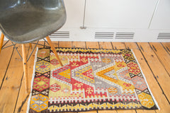 2.5x3 Vintage Kilim Square Rug Mat // ONH Item ee001942 Image 5