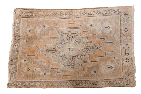 3x4 Vintage Oushak Rug Mat // ONH Item ee001962