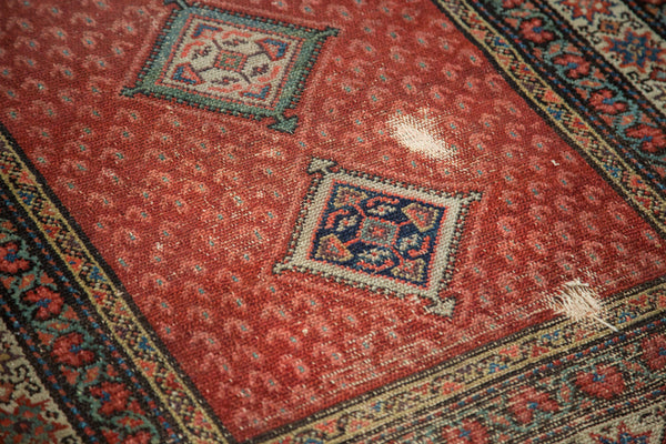 3.5x12 Distressed Malayer Rug Runner // ONH Item ee001978 Image 3