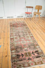3x9 Distressed Oushak Rug Runner // ONH Item ee001980 Image 2