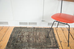 2.5x3 Distressed Oushak Square Rug Mat // ONH Item ee001981 Image 3