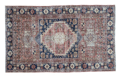 4x7 Distressed Oushak Area Rug // ONH Item ee001990