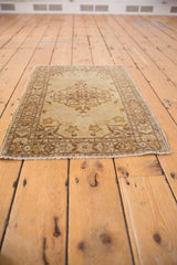 2x2.5 Vintage Tabriz Square Rug Mat // ONH Item ee001992 Image 3