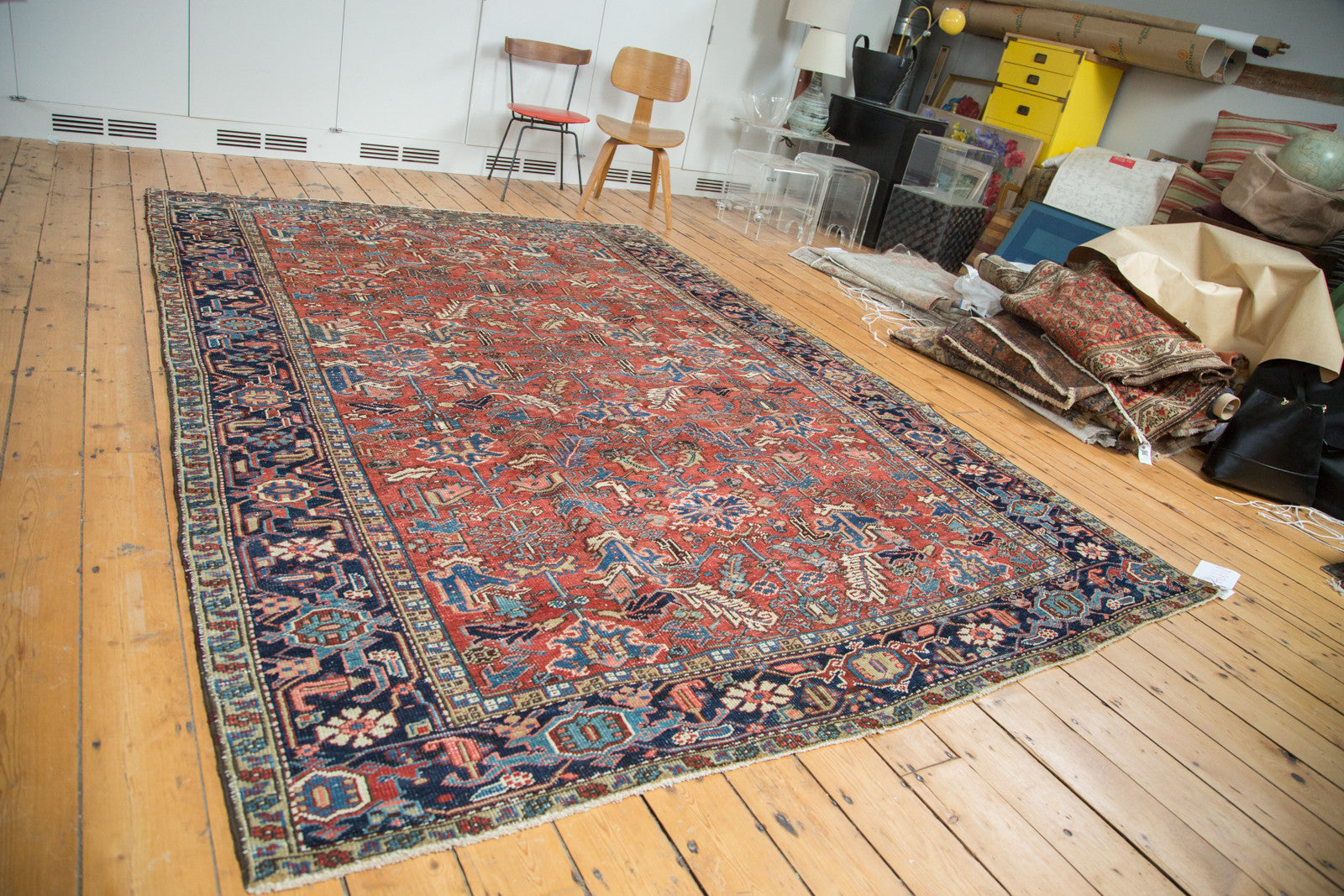 7.5x11 Vintage Heriz Carpet // ONH Item ee001994 Image 1