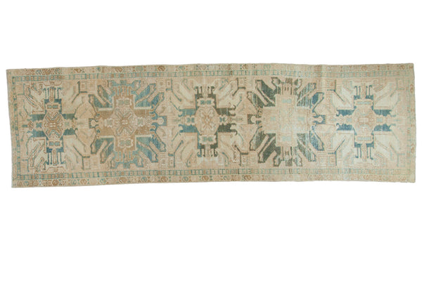 3x10.5 Vintage Caucasian Oushak Rug Runner // ONH Item ee001997