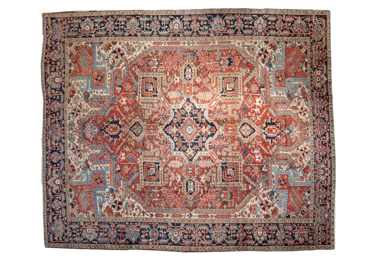 9.5x11.5 Vintage Heriz Carpet // ONH Item ee002003