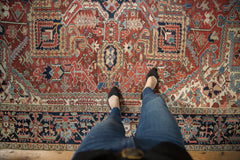 9.5x11.5 Vintage Heriz Carpet // ONH Item ee002003 Image 1
