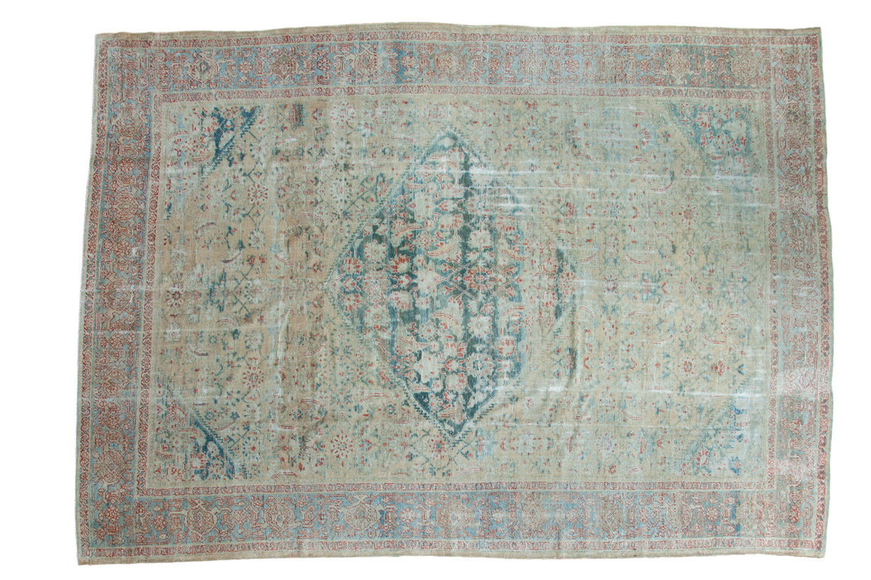 9x12.5 Distressed Antique Sultanabad Carpet // ONH Item ee002012