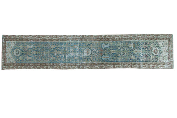 2'6" x 12'7" Distressed Malayer Rug Runner / Item ee002016 image 1