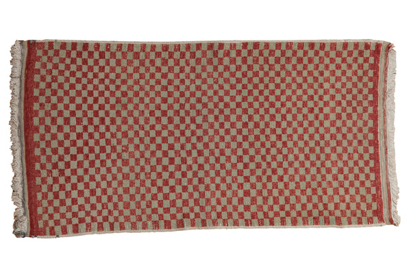 2.5x4.5 Distressed Oushak Rug Runner // ONH Item ee002018