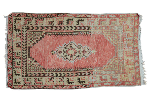 2'6" x 4'3" Distressed Oushak Rug / Item ee002019 image 1