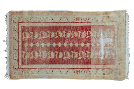 2'3" x 3'10" Distressed Oushak Rug Runner / Item ee002021 image 1